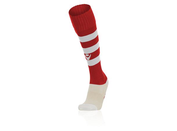 Hoops Socks RED/WHT S Stillige fotballsokker - Unisex 