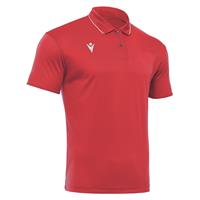 Draco Hero Polo RED/WHT 3XS Poloskjorte i elastisk stoff