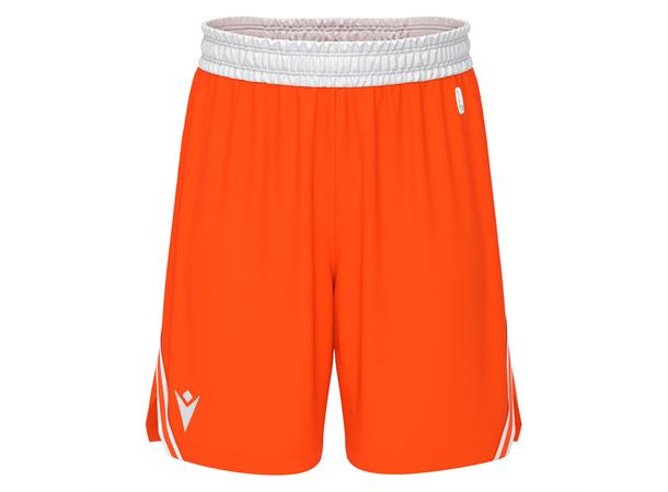 Kansas Basket Eco Shorts ORA/WHT M Teknisk basketshorts - Unisex 