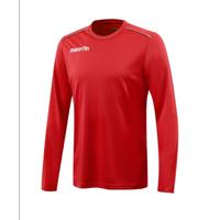 Rigel shirt longleeve RED L Teknisk treningsskjorte - Unisex