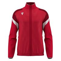 ODIN full zip top RED/WHT M Jakke med kontrastdetaljer