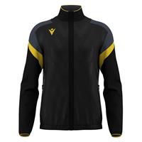 ODIN full zip top BLK/YEL M Jakke med kontrastdetaljer